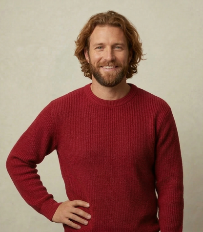 Ezra | Neat Cotton Sweater For Men
