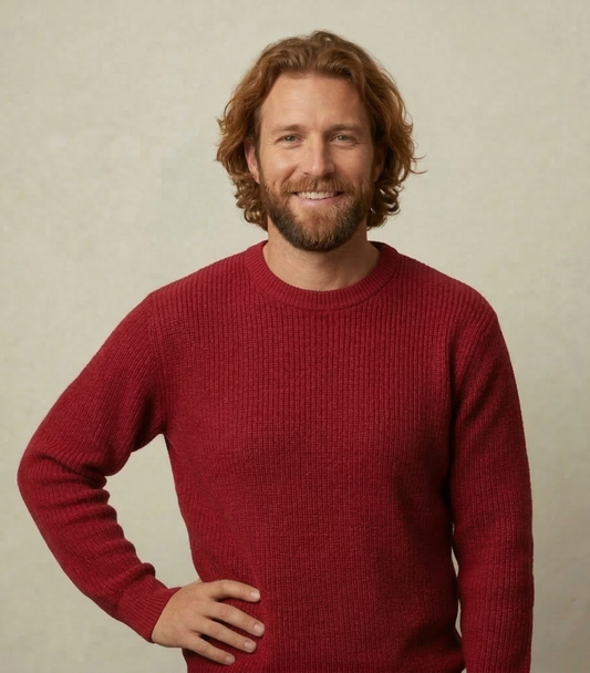 Ezra | Neat Cotton Sweater For Men