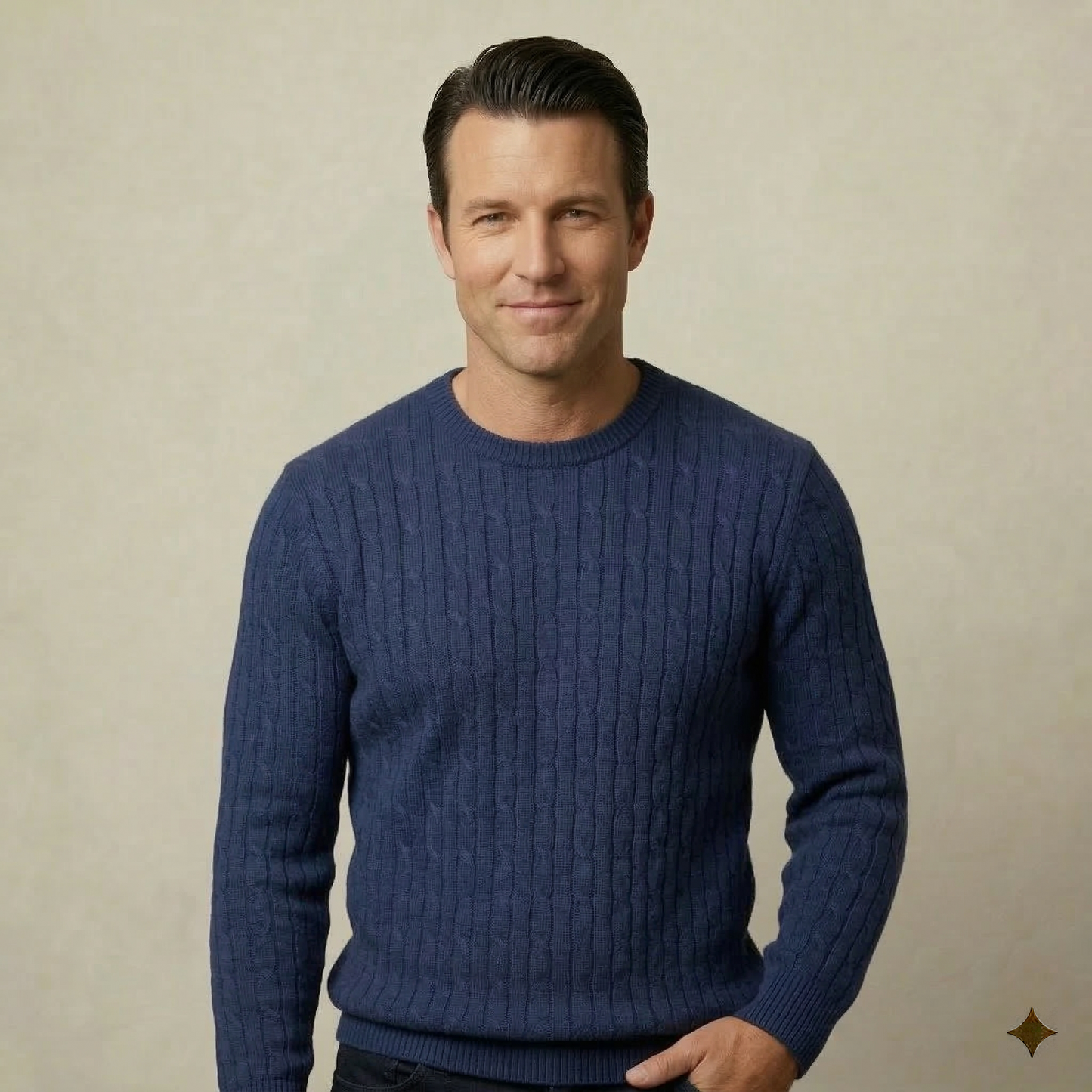 James | Cotton Knit Sweater For Men