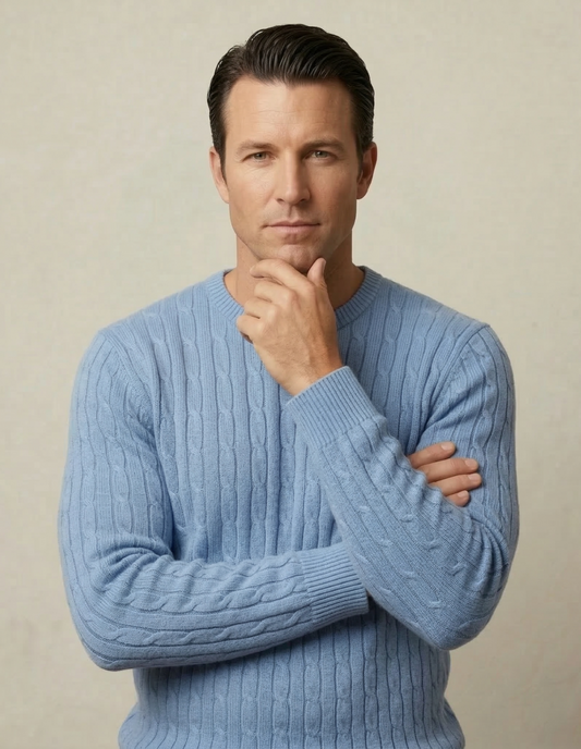 James | Cotton Knit Sweater For Men